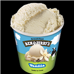 500ml Vanilla Ban And Jerrys Ice Cream