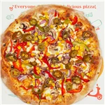 Hot Vegetarian Pizza