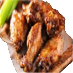 BBQ Chicken Wings (7 pcs) 